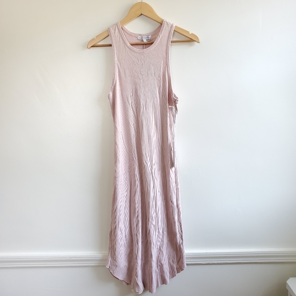 New Young Fabulous & Broke Robbie Blush Tank Midi Dress NWT